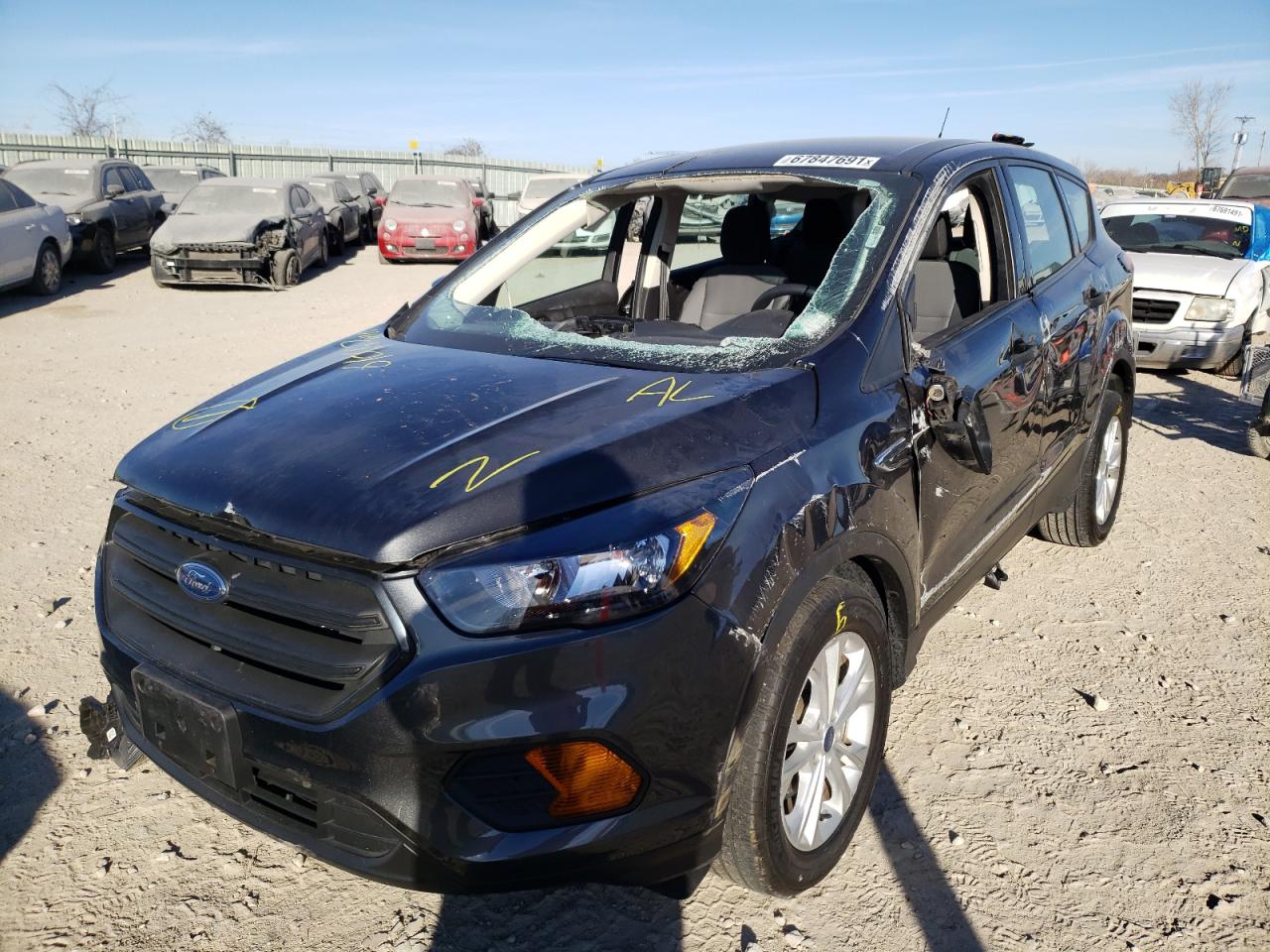 Photo 2 from auction – 2019 FORD ESCAPE S with VIN 1FMCU0F75KUC53019