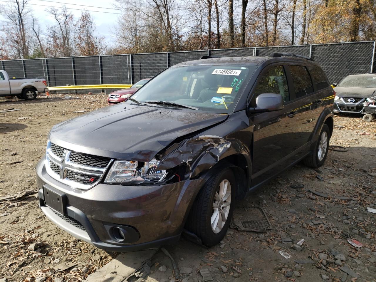 Photo 2 from auction – 2017 DODGE JOURNEY SX with VIN 3C4PDCBG2HT589131