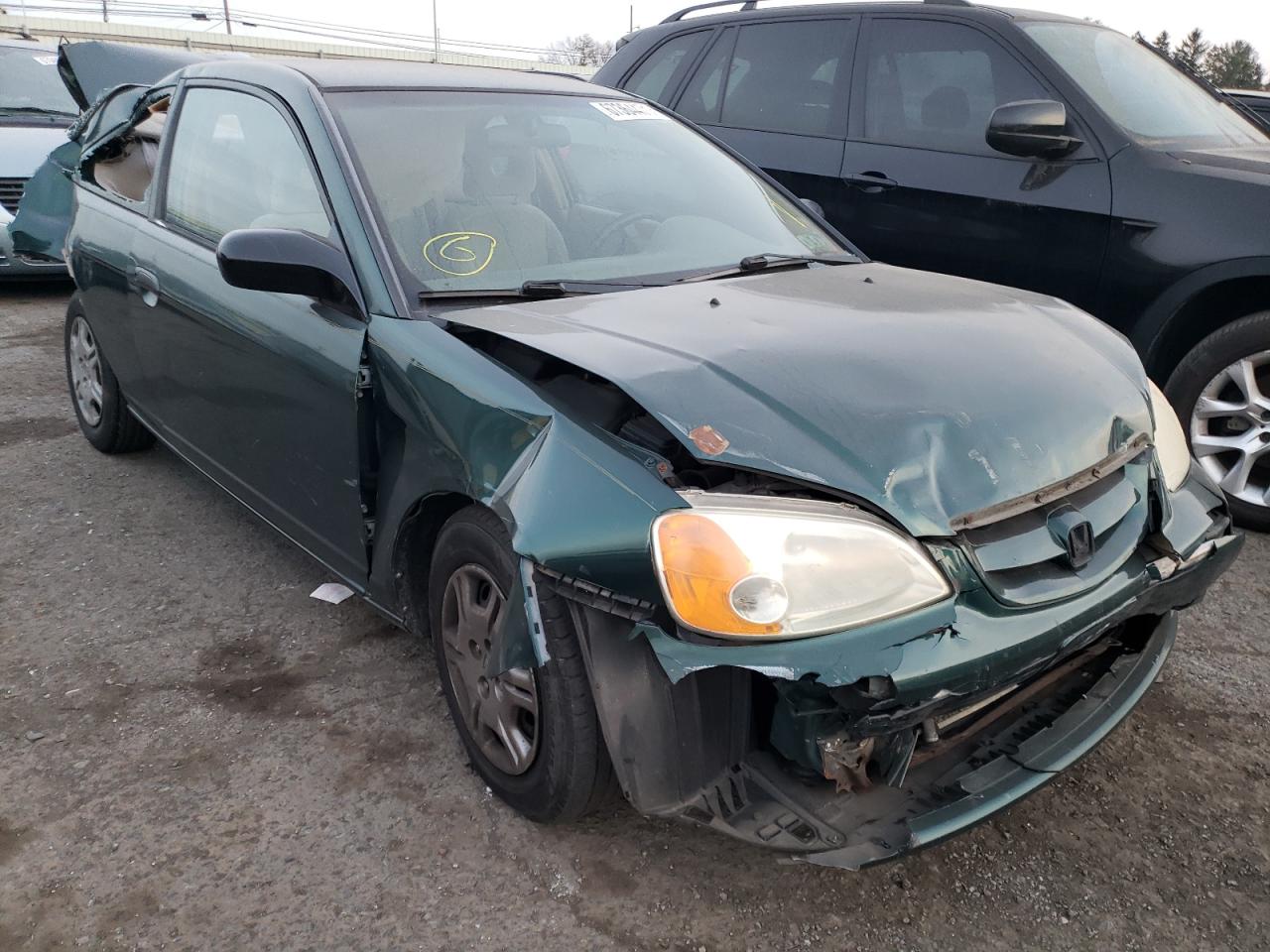 Photo 1 from auction – 2001 HONDA CIVIC LX with VIN 1HGEM22521L121564