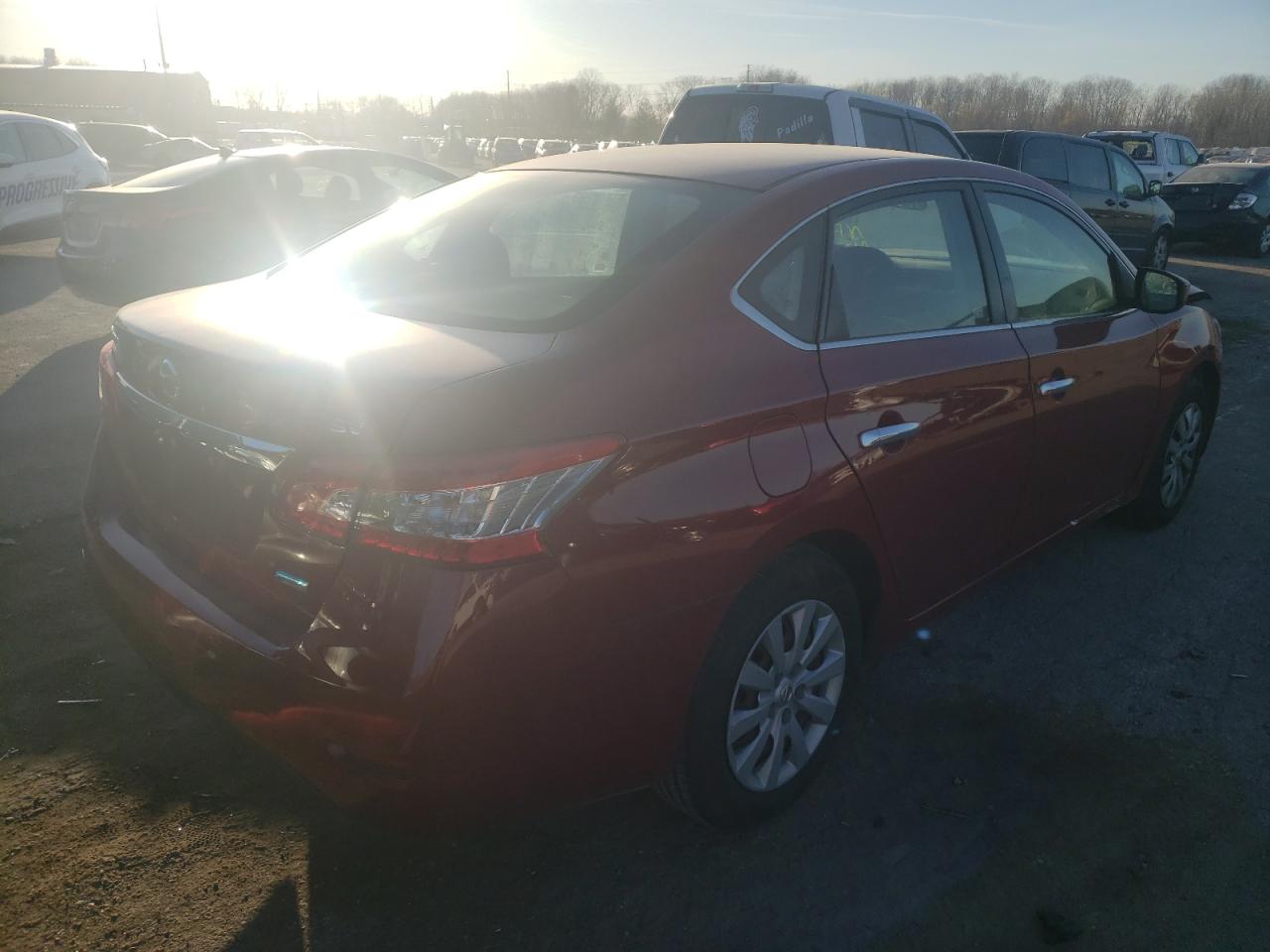 Photo 4 from auction – 2014 NISSAN SENTRA S with VIN 3N1AB7AP3EY244342