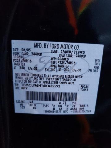 Photo 10 from auction – 2006 FORD ESCAPE HEV with VIN 1FMCU96H16KA35593