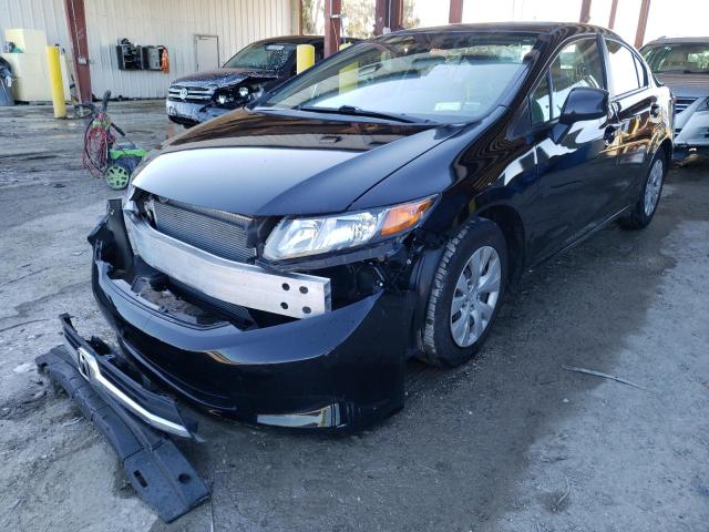 Photo 2 from auction – 2012 HONDA CIVIC LX with VIN JHMFB2F5XCS005927