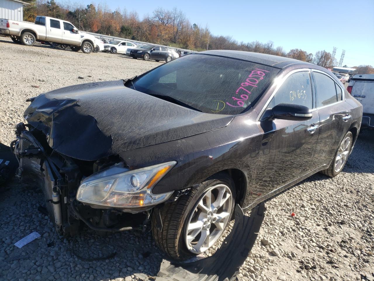 Photo 2 from auction – 2013 NISSAN MAXIMA S with VIN 1N4AA5AP8DC821352