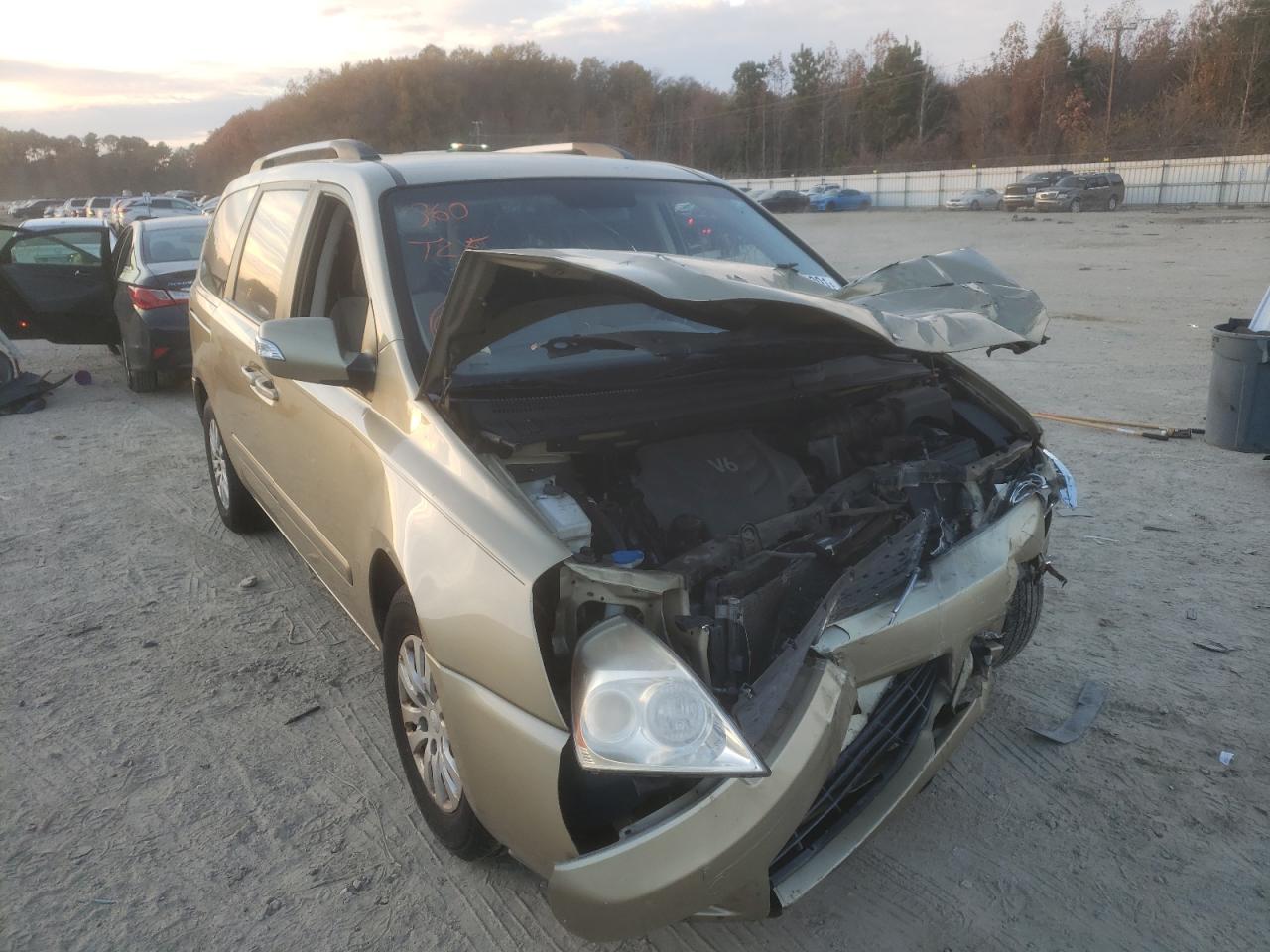 Photo 1 from auction – 2011 KIA SEDONA LX with VIN KNDMG4C78B6368228