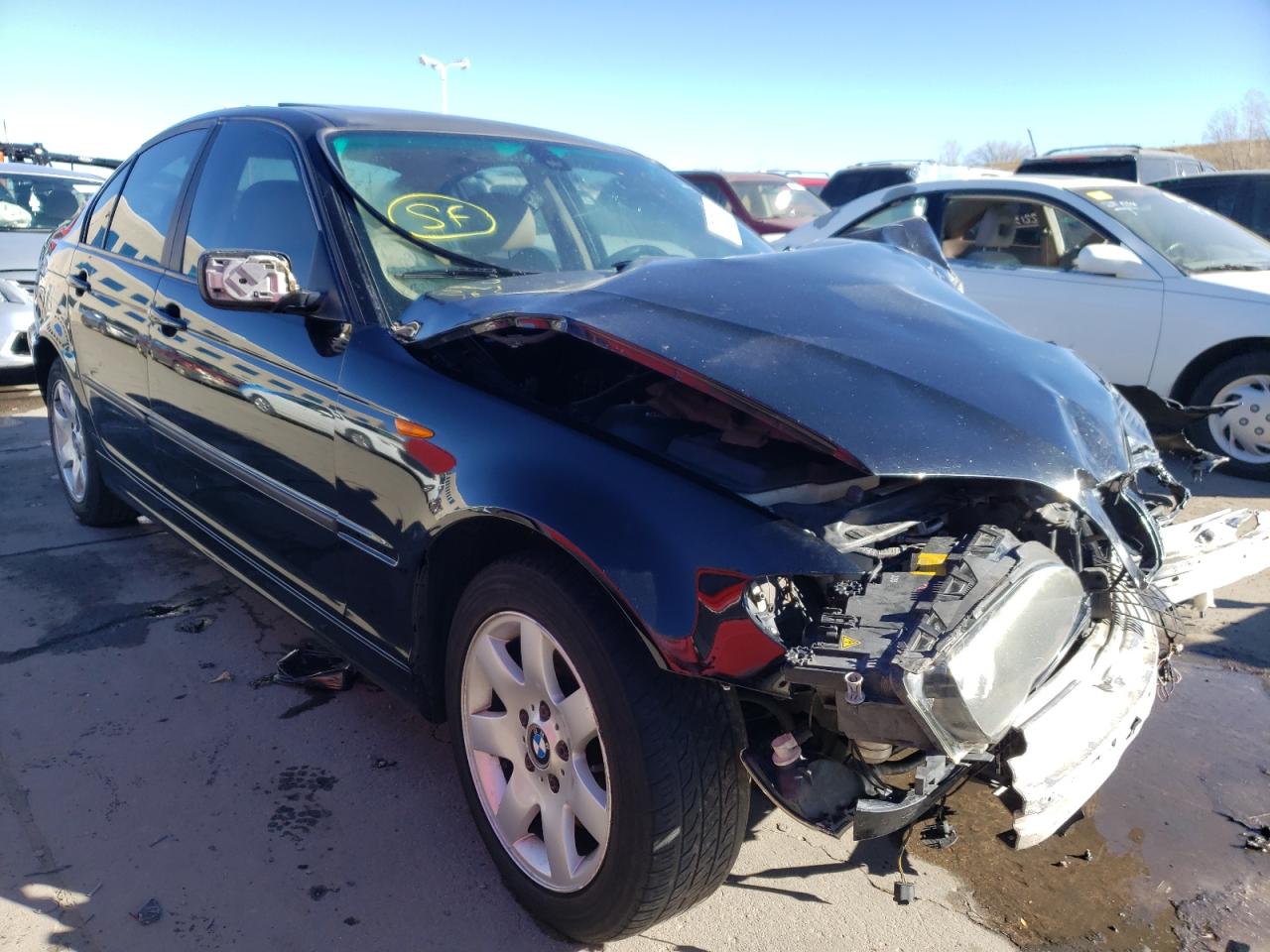 BMW 325 XI 2004 with VIN WBAEU33494PR09973 - Photo from auction