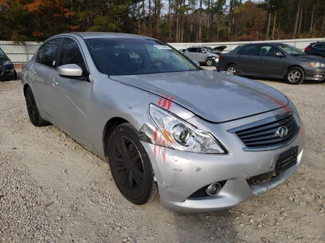 INFINITI G25 BASE 2012 with VIN JN1DV6APXCM811001 - Photo from auction