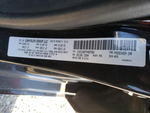 Photo 10 from auction – 2015 CHRYSLER 200 LIMITE with VIN 1C3CCCAB7FN587562