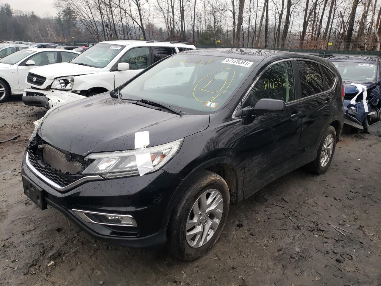 Photo 2 from auction – 2015 HONDA CR-V EX with VIN 5J6RM4H58FL070656