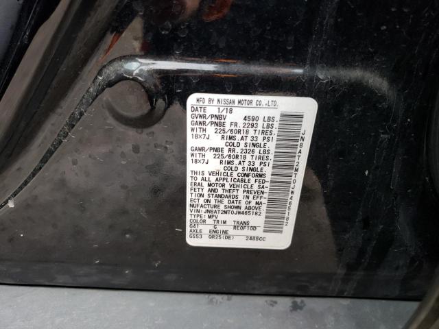 Photo 10 from auction – 2018 NISSAN ROGUE SL with VIN JN8AT2MT0JW465182