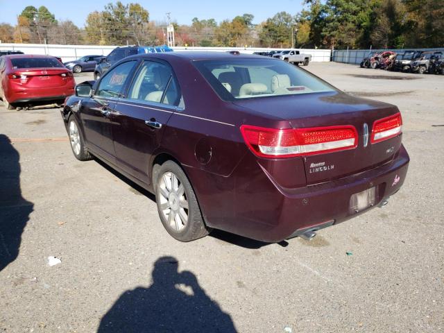 Photo 3 from auction – 2012 LINCOLN MKZ with VIN 3LNHL2GC0CR837594