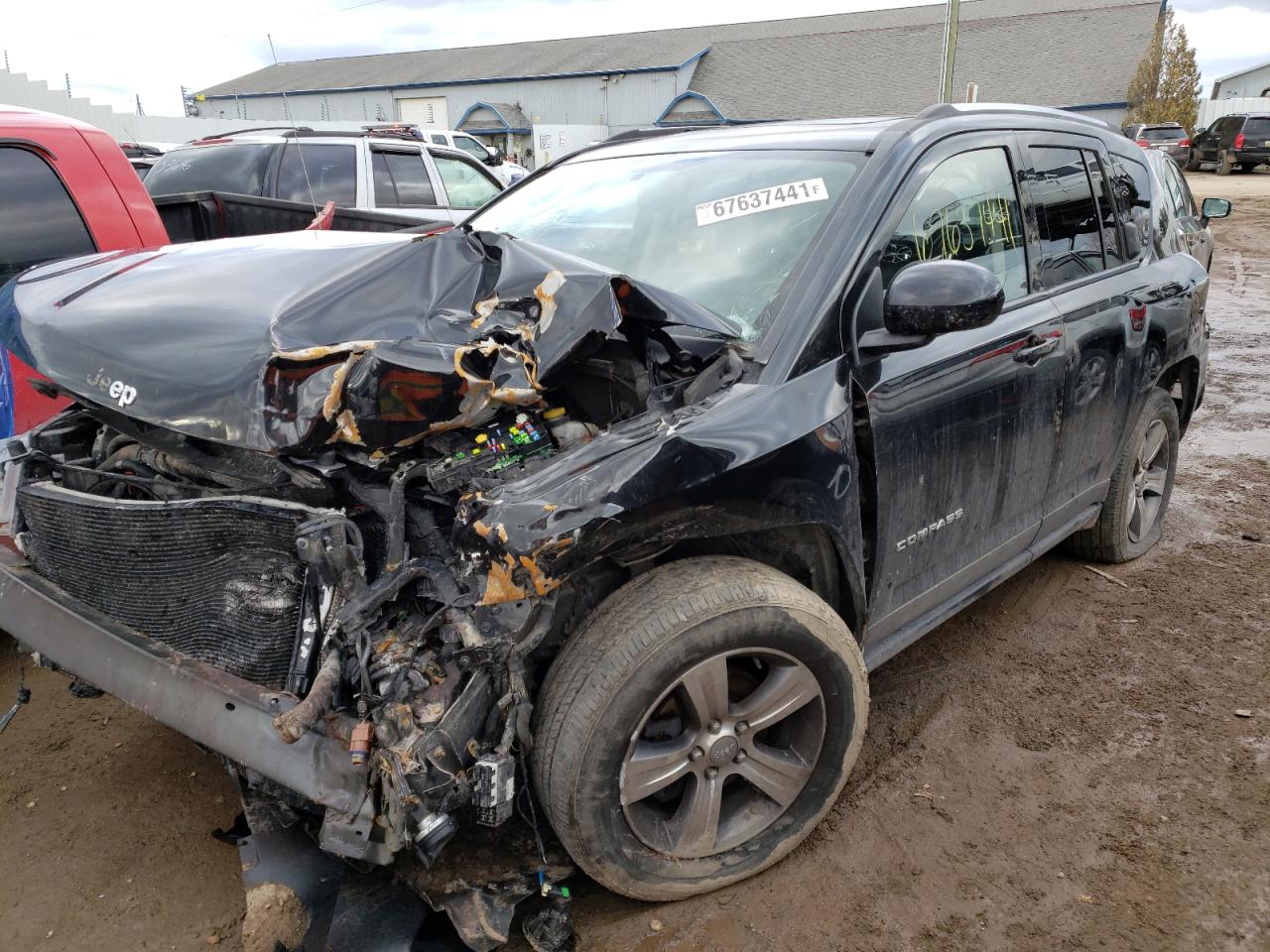 Photo 2 from auction – 2017 JEEP COMPASS LA with VIN 1C4NJDEB1HD170196