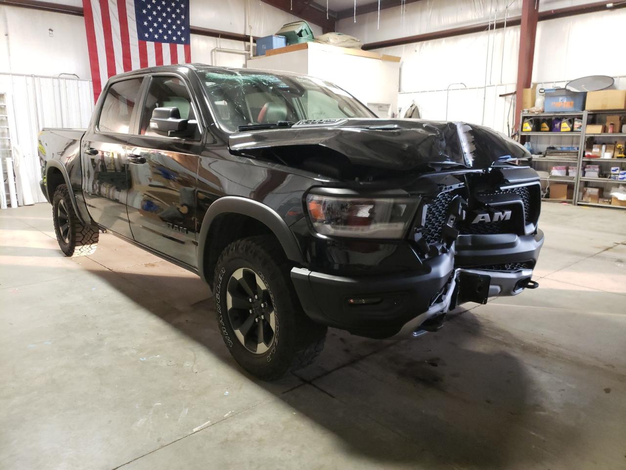 RAM 1500 REBEL 2019 with VIN 1C6SRFLT7KN629758 - Photo from auction