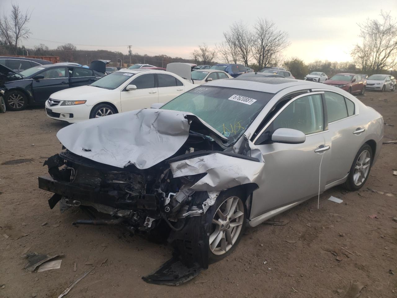 Photo 2 from auction – 2014 NISSAN MAXIMA S with VIN 1N4AA5AP7EC460133