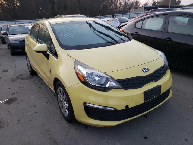 KIA RIO LX 2016 with VIN KNADM4A38G6659017 - Photo from auction