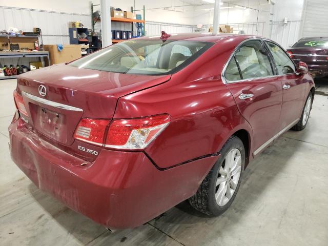 Photo 4 from auction – 2010 LEXUS ES 350 with VIN JTHBK1EG8A2405588