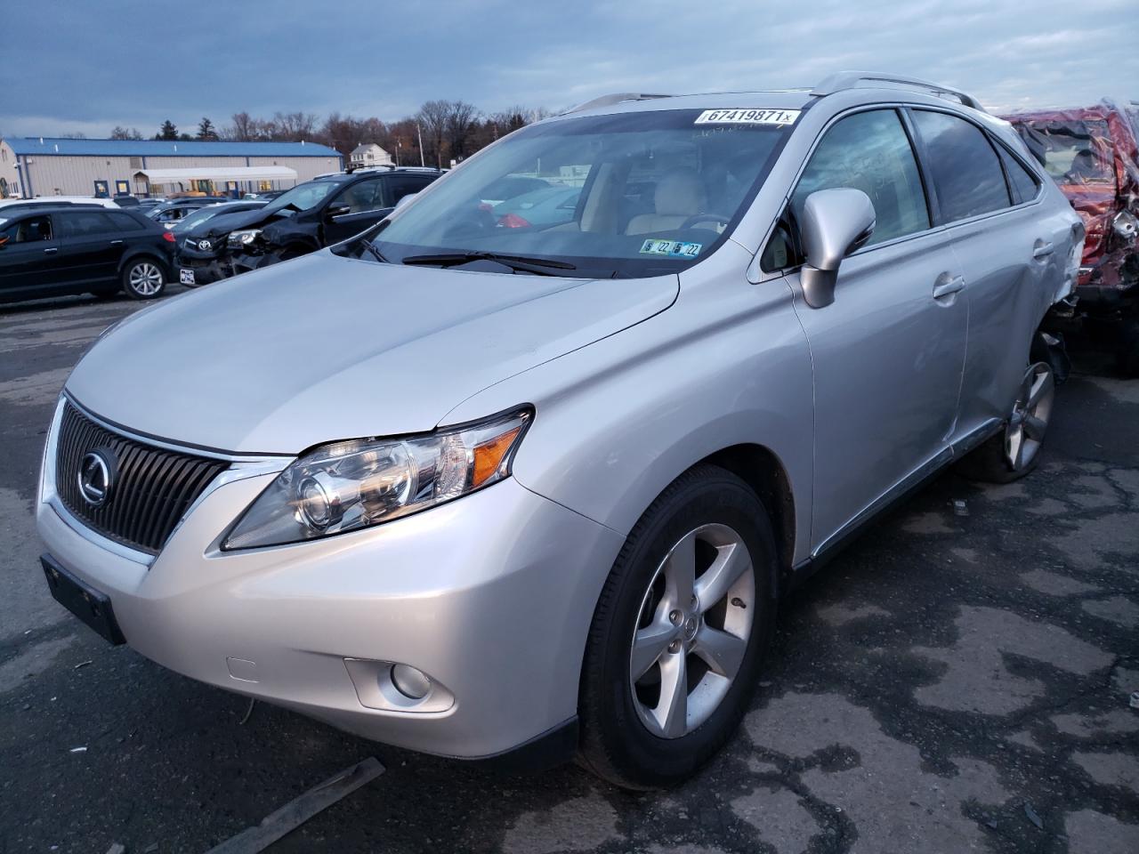 Photo 2 from auction – 2010 LEXUS RX 350 with VIN 2T2BK1BA2AC025600