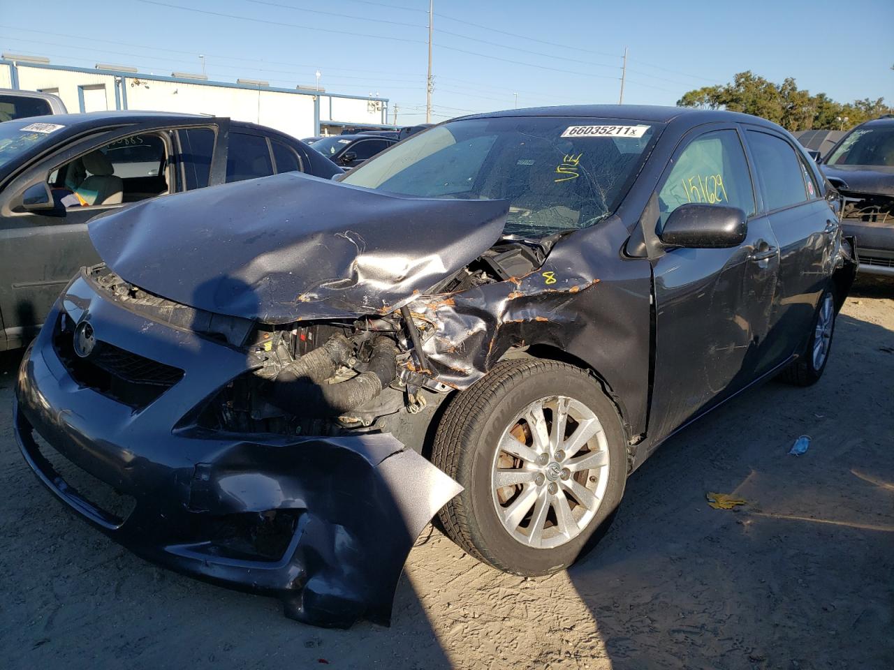 Photo 2 from auction – 2009 TOYOTA COROLLA BA with VIN JTDBL40EX99073162