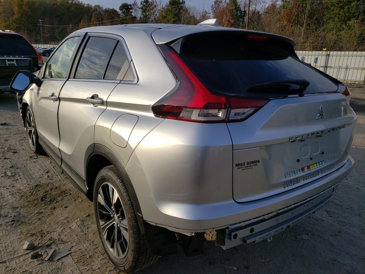 Photo 3 from auction – 2022 MITSUBISHI ECLIPSE CR with VIN JA4ASWAA9NZ003033