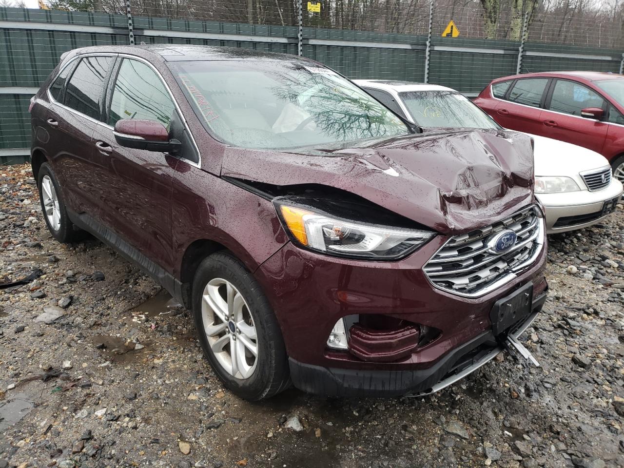 FORD EDGE SEL 2019 with VIN 2FMPK4J90KBB44366 - Photo from auction