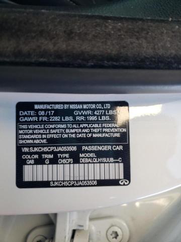 Photo 10 from auction – 2018 INFINITI QX30 BASE with VIN SJKCH5CP3JA053506