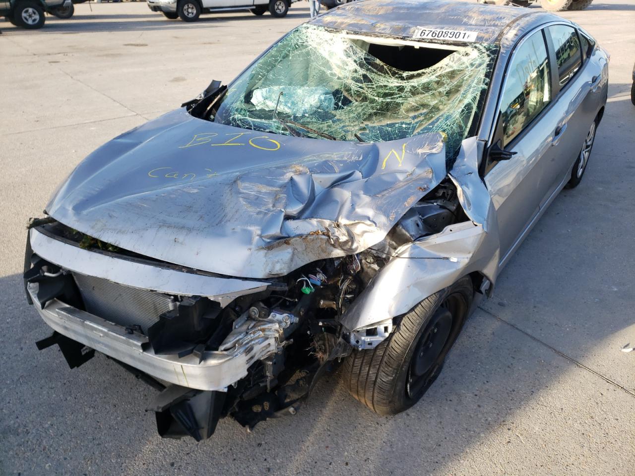 Photo 2 from auction – 2017 HONDA CIVIC LX with VIN 19XFC2F57HE049778