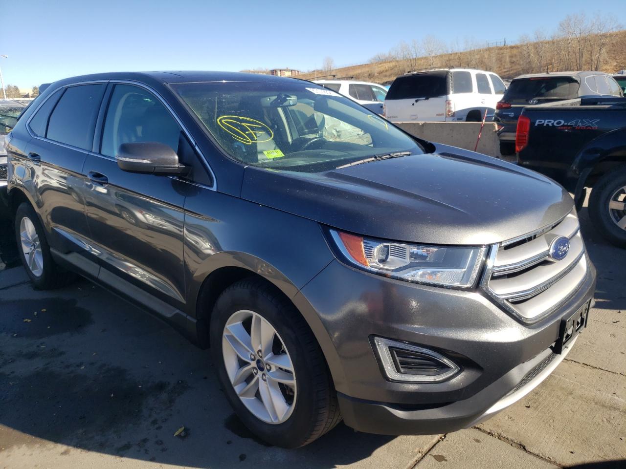FORD EDGE SEL 2016 with VIN 2FMPK4J83GBC33170 - Photo from auction