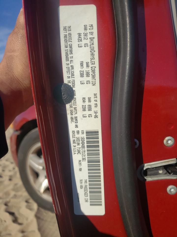 Photo 10 from auction – 2007 DODGE CALIBER SX with VIN 1B3HB48B17D121361