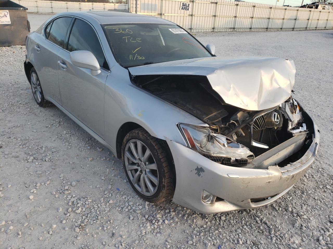 LEXUS IS 250 AWD 2008 with VIN JTHCK262482022917 - Photo from auction