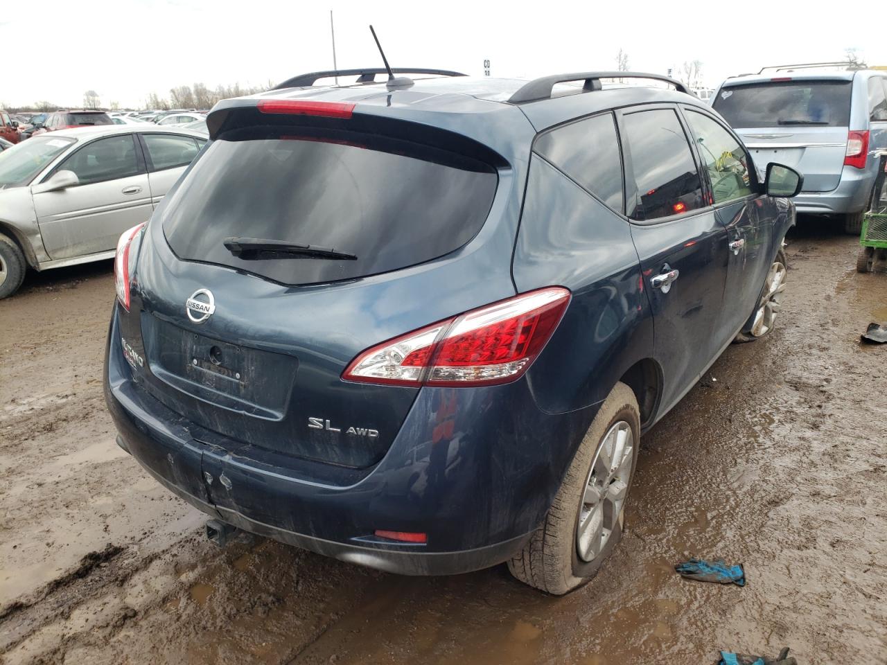 Photo 4 from auction – 2014 NISSAN MURANO S with VIN JN8AZ1MW2EW504749