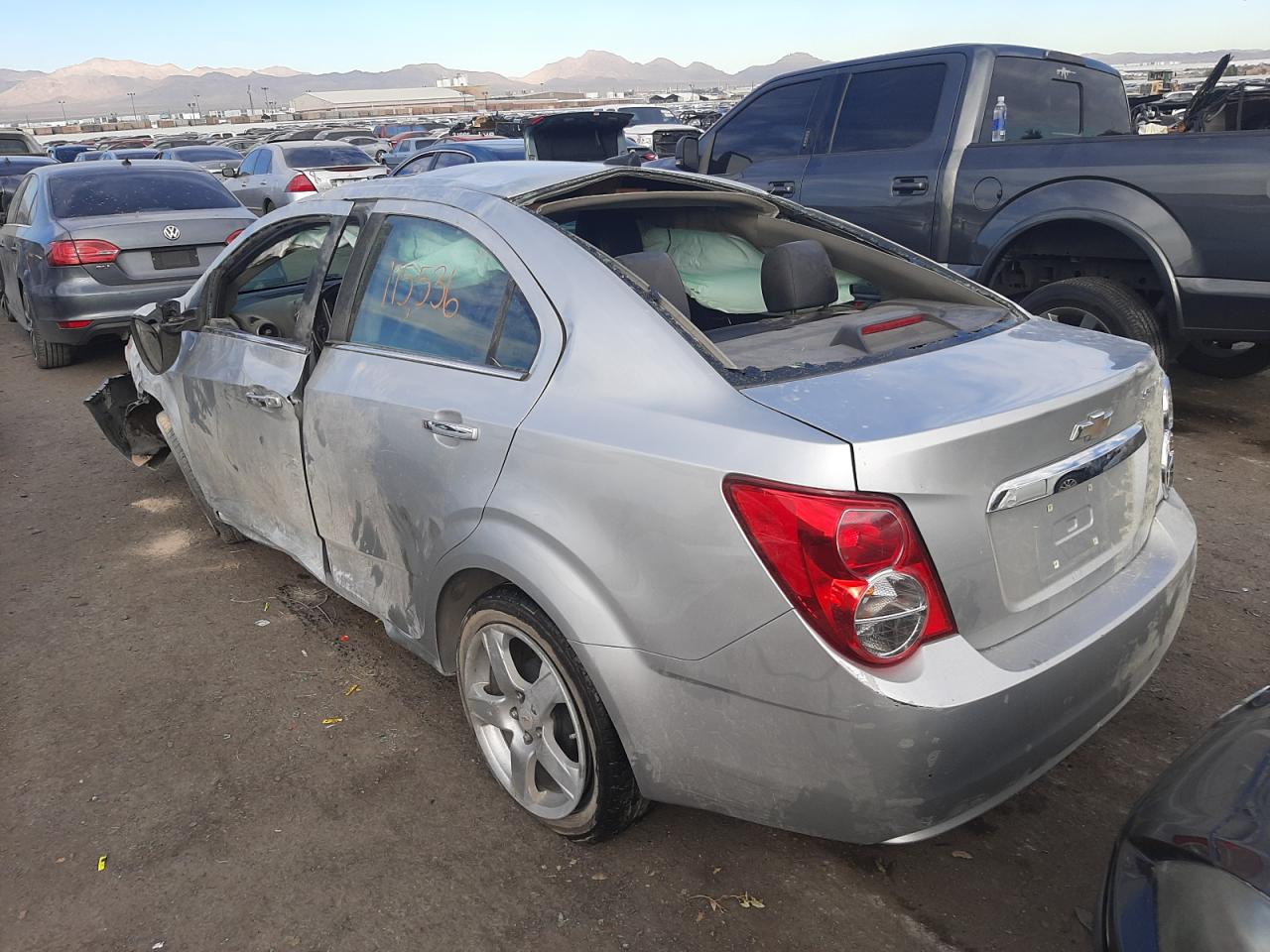 Photo 3 from auction – 2012 CHEVROLET SONIC LTZ with VIN 1G1JE5SHXC4125714