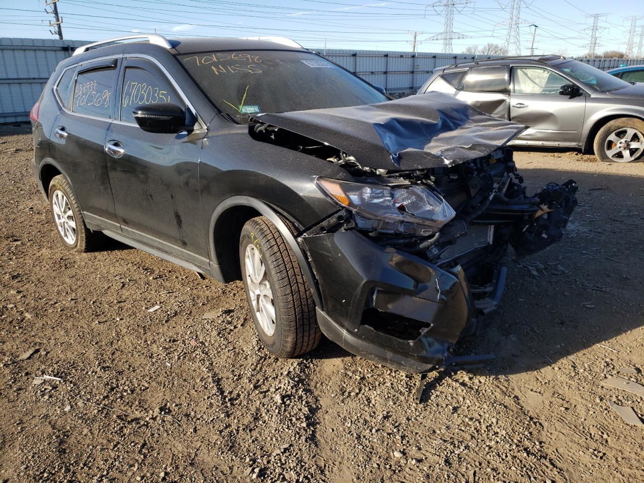 NISSAN ROGUE S 2020 with VIN KNMAT2MV5LP511499 - Photo from auction
