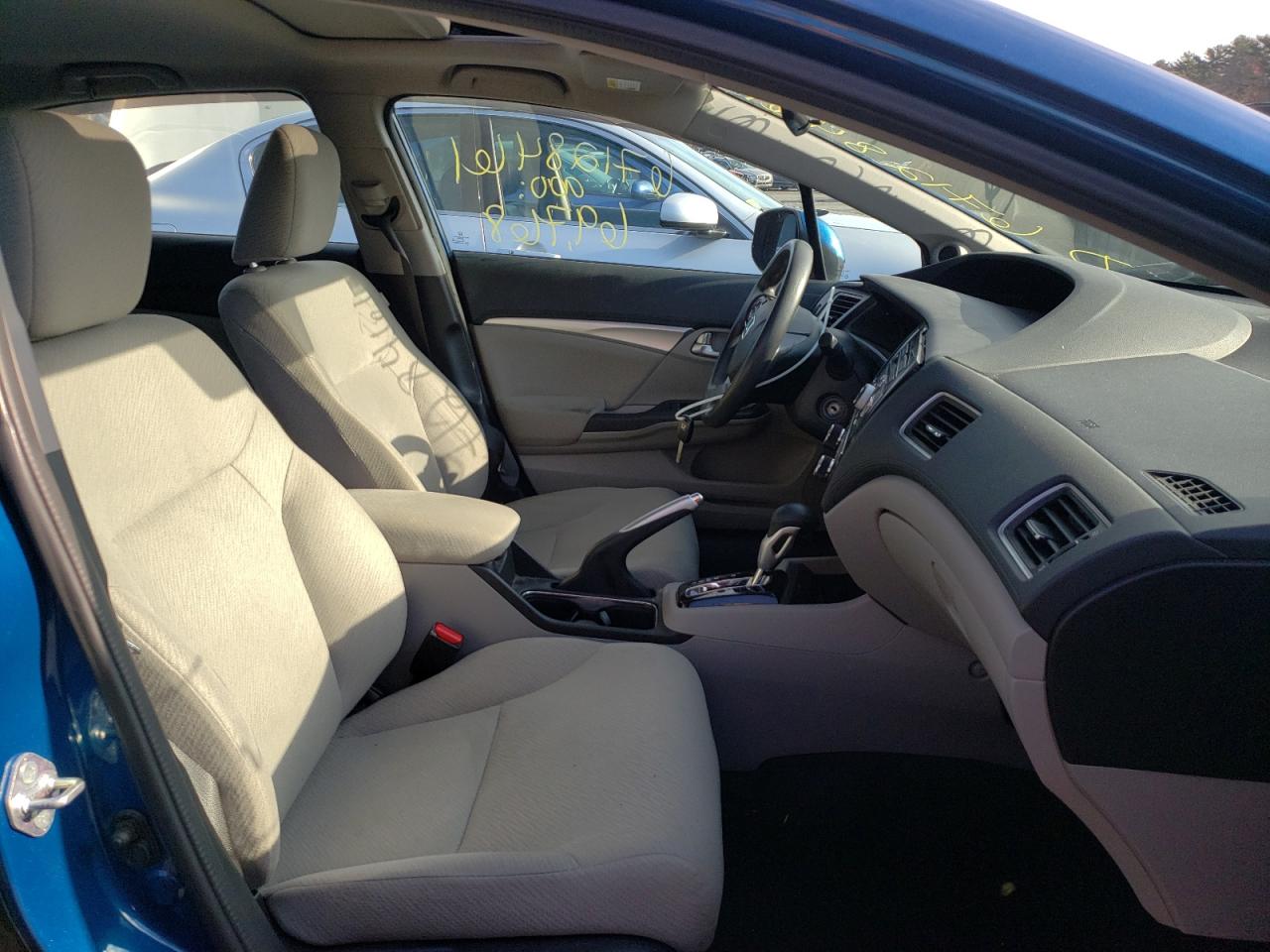 Photo 5 from auction – 2013 HONDA CIVIC EX with VIN 2HGFB2F81DH530459