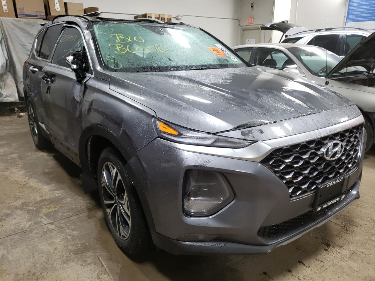 HYUNDAI SANTA FE L 2019 with VIN 5NMS5CAA8KH127424 - Photo from auction