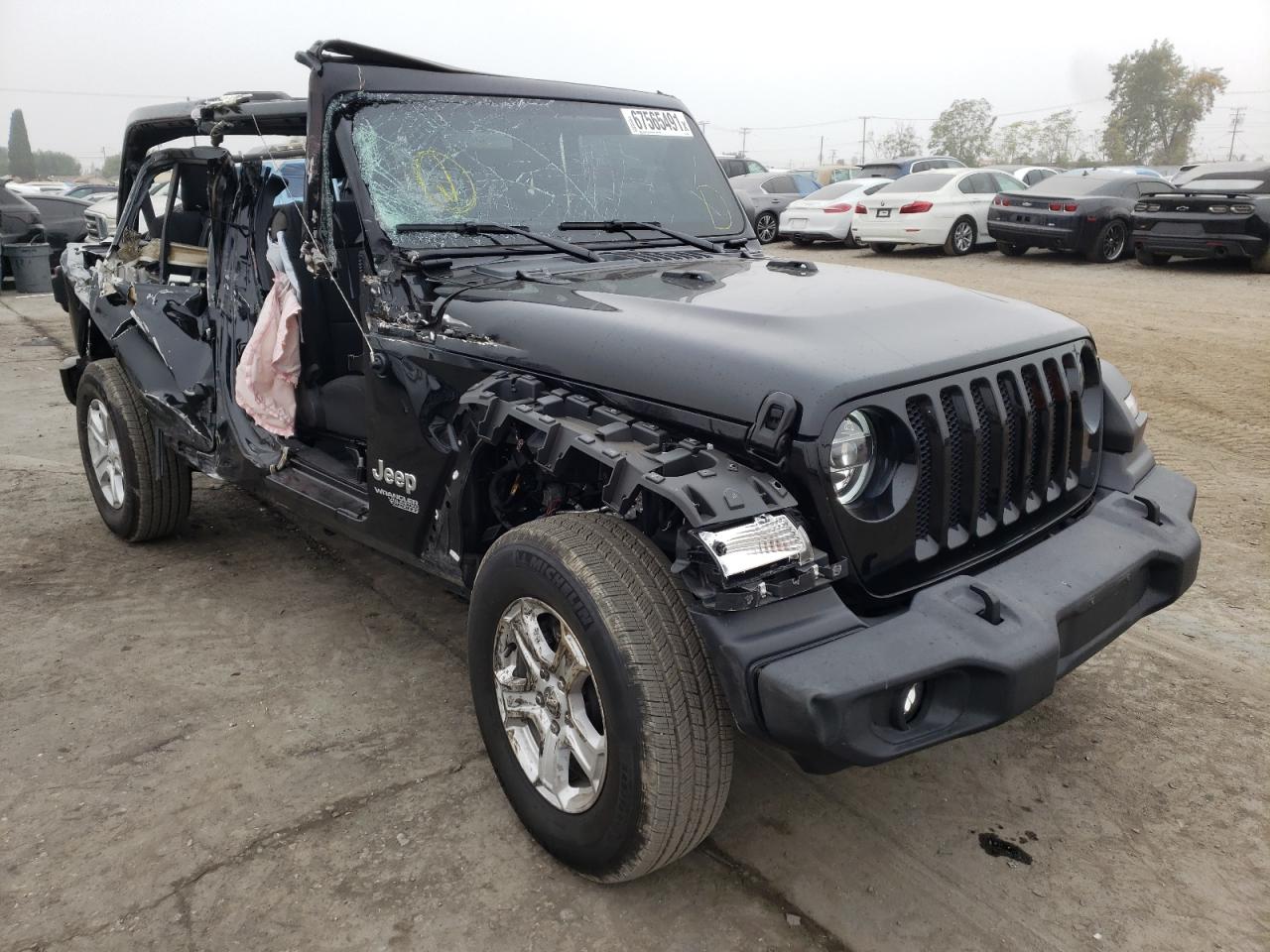Photo 1 from auction – 2020 JEEP WRANGLER U with VIN 1C4HJXDMXLW308445