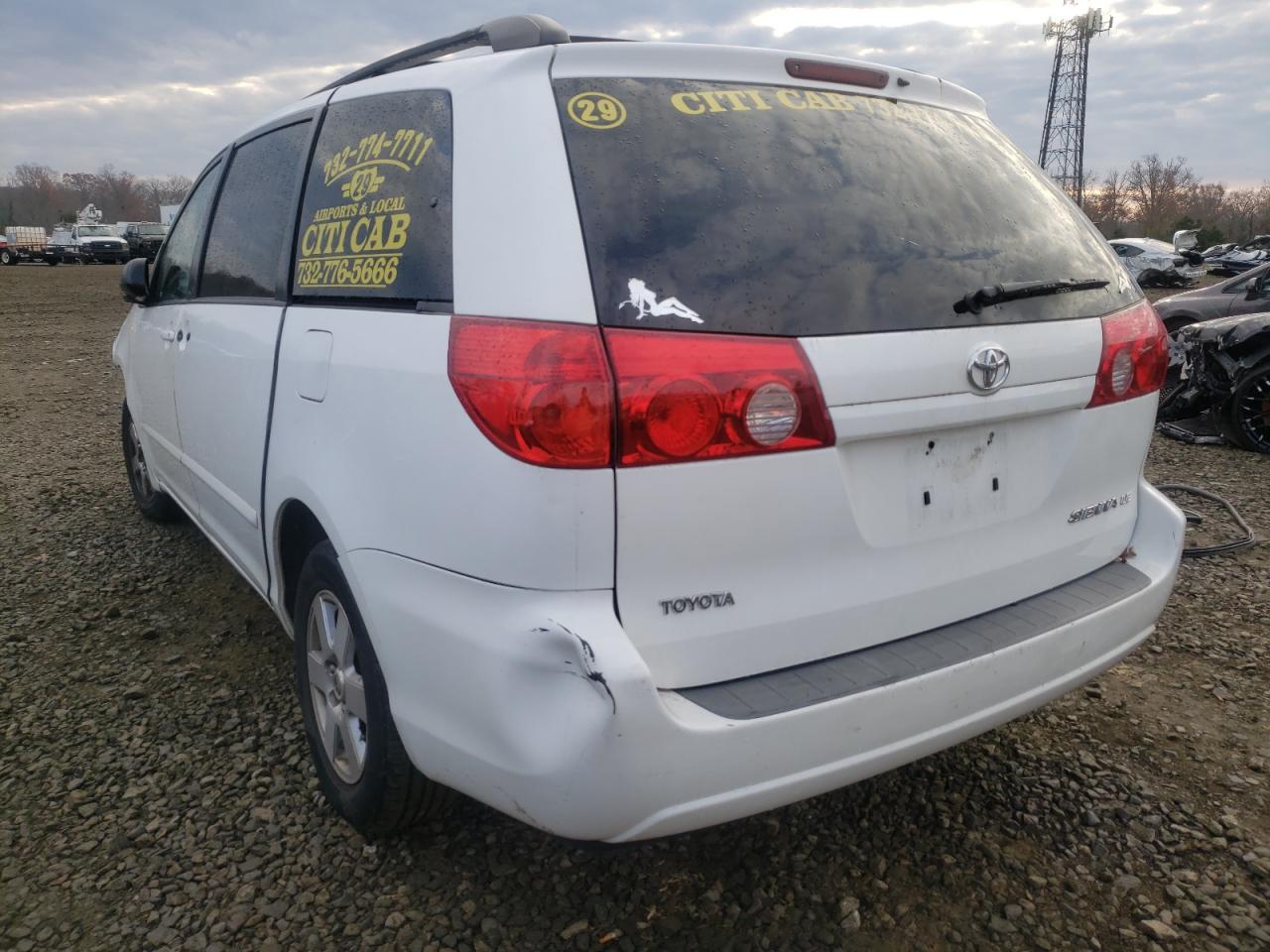 Photo 3 from auction – 2009 TOYOTA SIENNA CE with VIN 5TDZK23C09S227993
