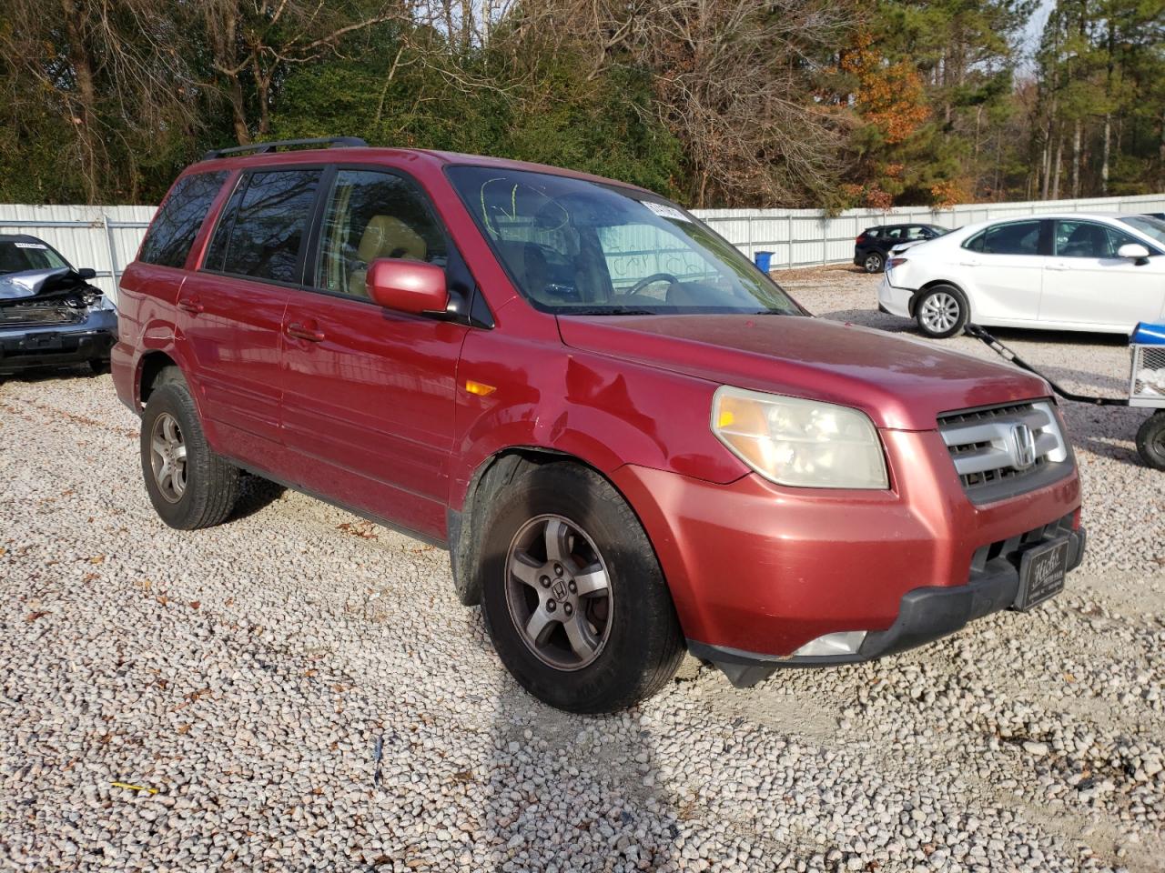 HONDA PILOT EX 2006 z numerem VIN 2HKYF18596H511256 - Zdjęcie z aukcji