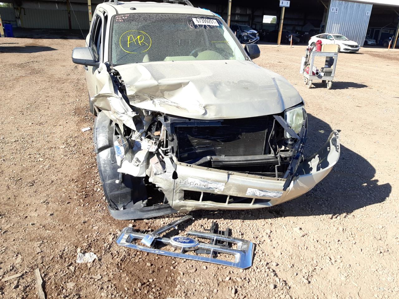 Photo 9 from auction – 2011 FORD ESCAPE XLT with VIN 1FMCU0DGXBKB59782