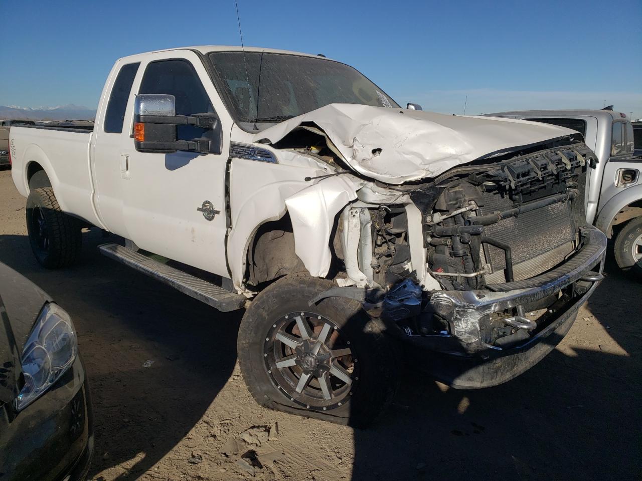 FORD F250 SUPER 2011 with VIN 1FT7X2BTXBEC46346 - Photo from auction