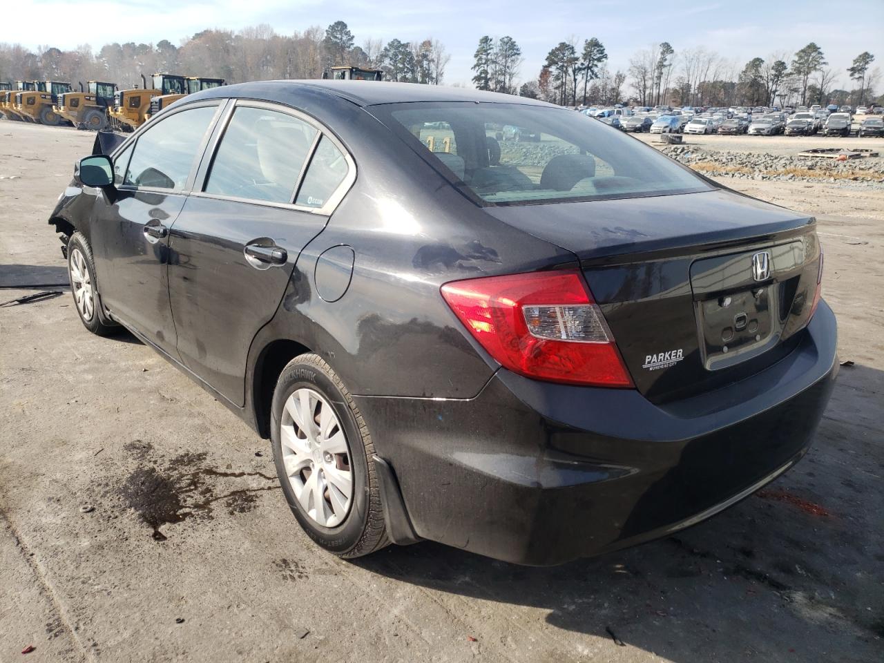 Photo 3 from auction – 2012 HONDA CIVIC LX with VIN 2HGFB2F59CH581096