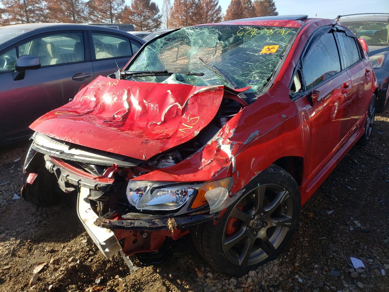 Photo 2 from auction – 2007 HONDA CIVIC SI with VIN 2HGFA555X7H707798