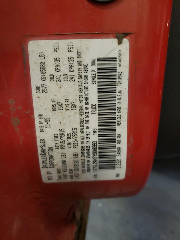 Photo 10 from auction – 2000 DODGE DAKOTA QUA with VIN 1B7GL2AN2YS606993