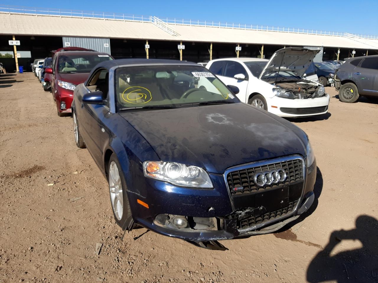 AUDI A4 2.0T CA 2009 with VIN WAUDF48HX9K011345 - Photo from auction
