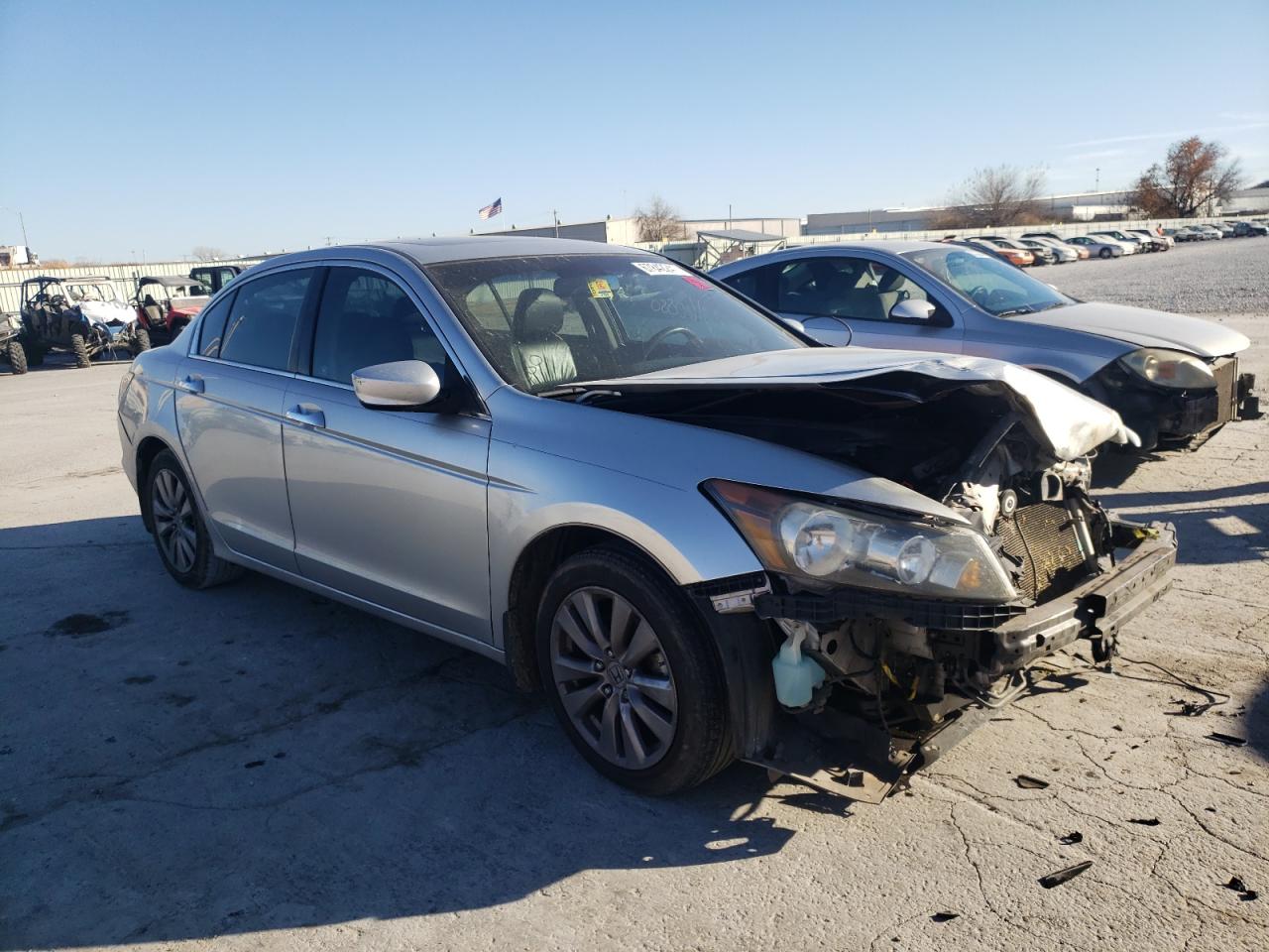 HONDA ACCORD EXL 2012 with VIN 1HGCP3F83CA017625 - Photo from auction