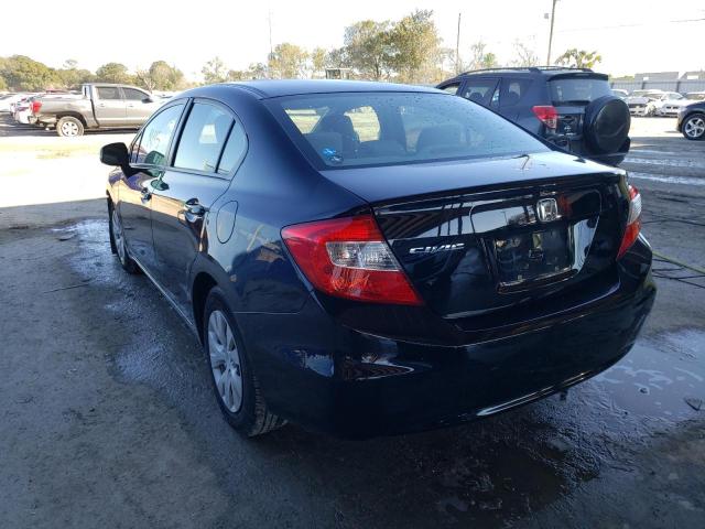 Photo 3 from auction – 2012 HONDA CIVIC LX with VIN JHMFB2F5XCS005927