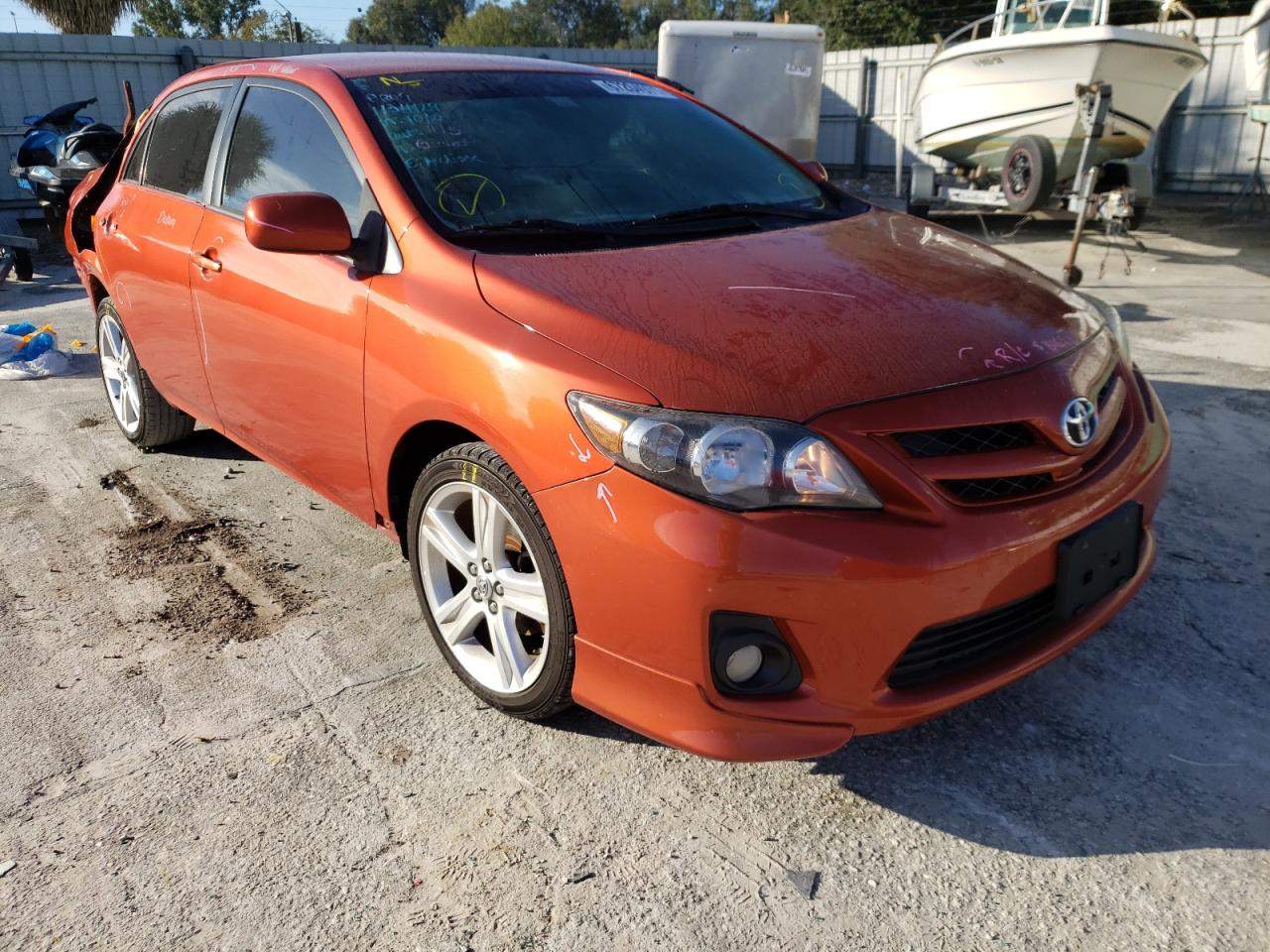 TOYOTA COROLLA BA 2013 with VIN 2T1BU4EE3DC098137 - Photo from auction