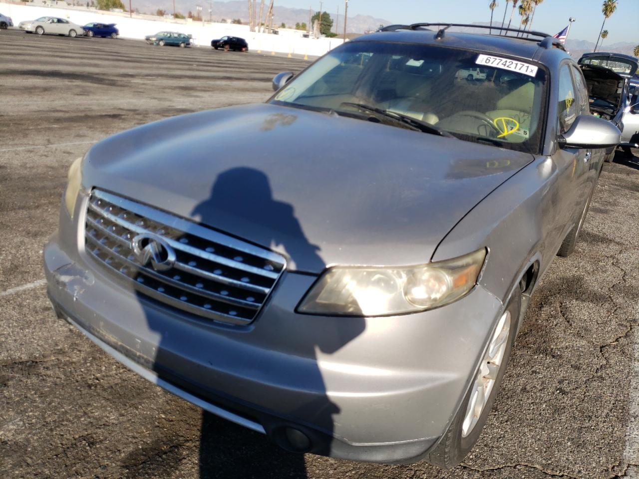Photo 2 from auction – 2006 INFINITI FX35 with VIN JNRAS08U86X102636