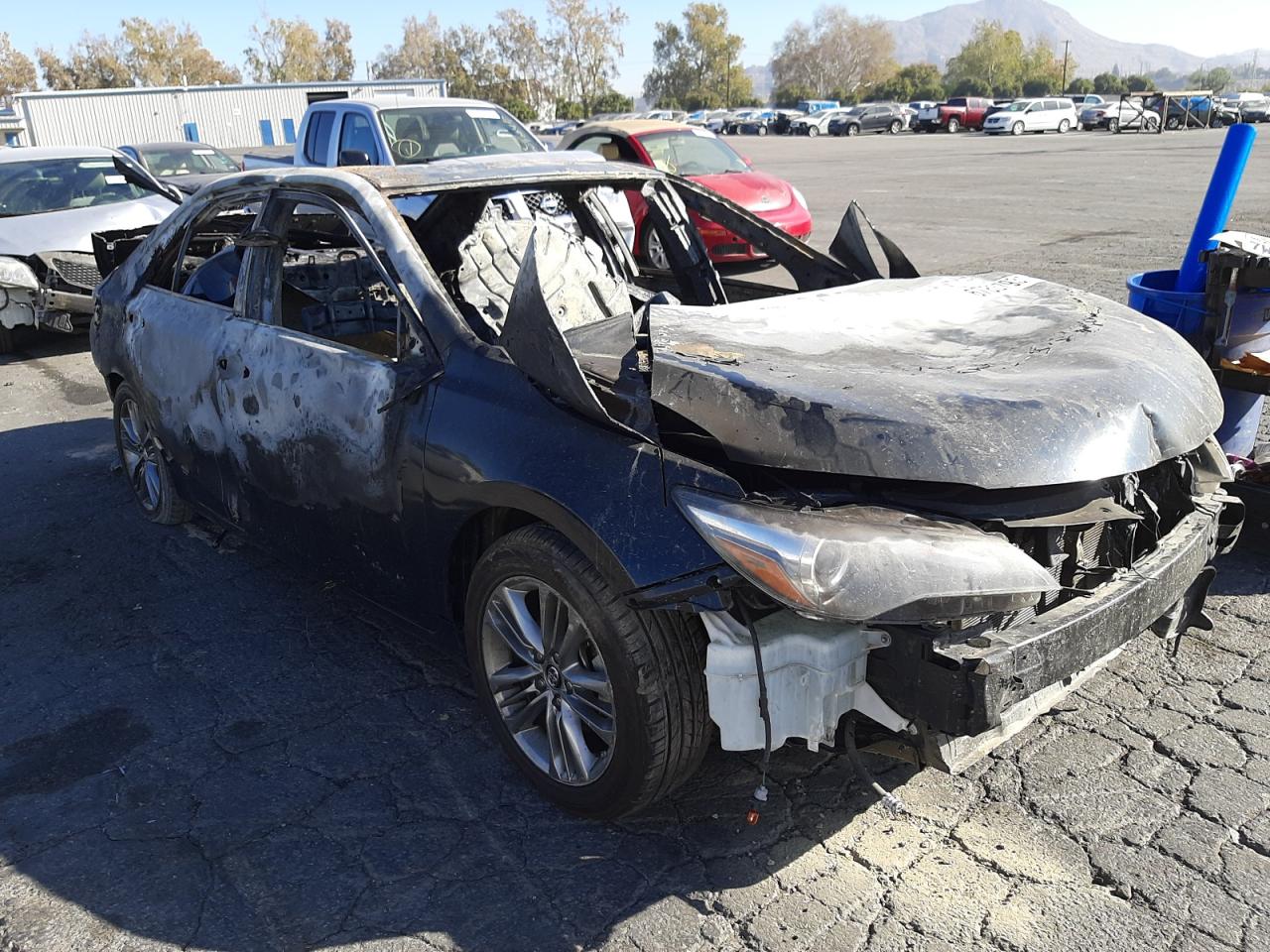 TOYOTA CAMRY LE 2017 with VIN 4T1BF1FKXHU367154 - Photo from auction