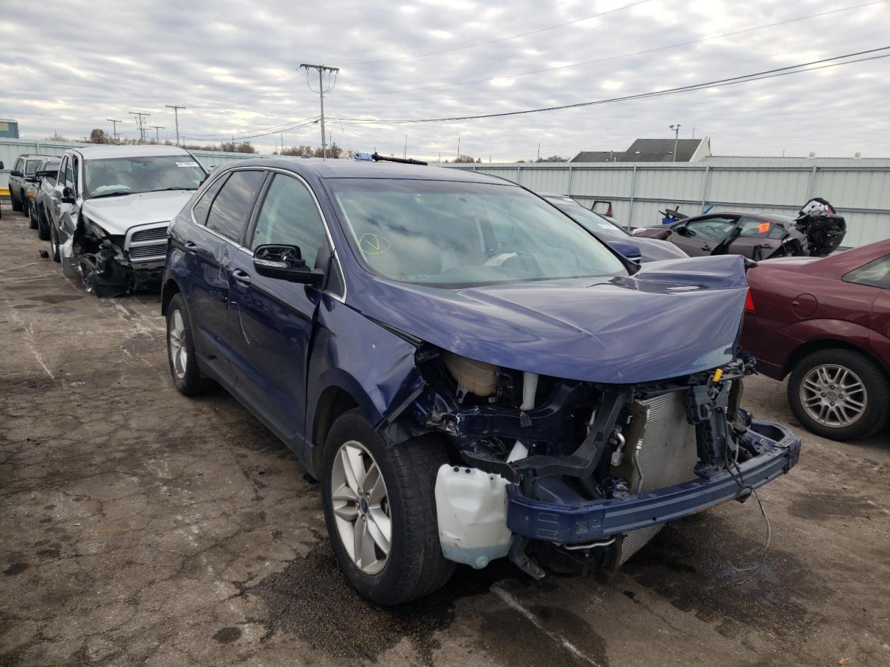 FORD EDGE SEL 2016 with VIN 2FMPK4J91GBC06137 - Photo from auction