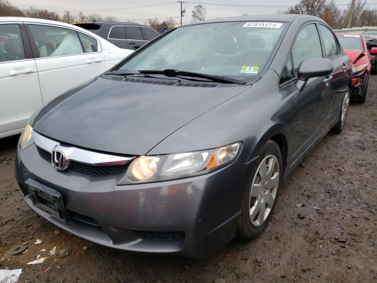 Photo 2 from auction – 2010 HONDA CIVIC LX with VIN 2HGFA1F52AH536219
