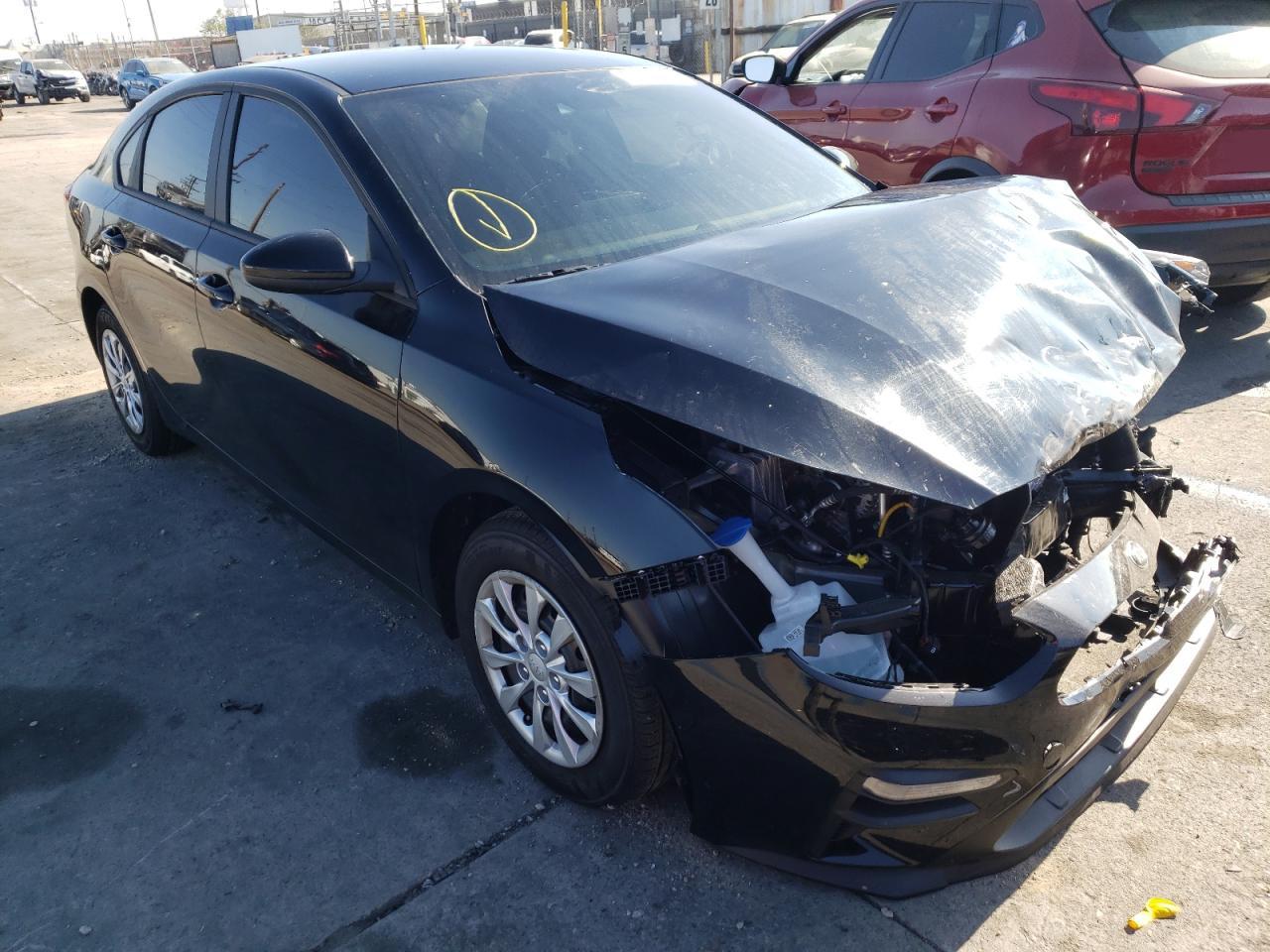 KIA FORTE FE 2021 with VIN 3KPF24AD2ME397477 - Photo from auction